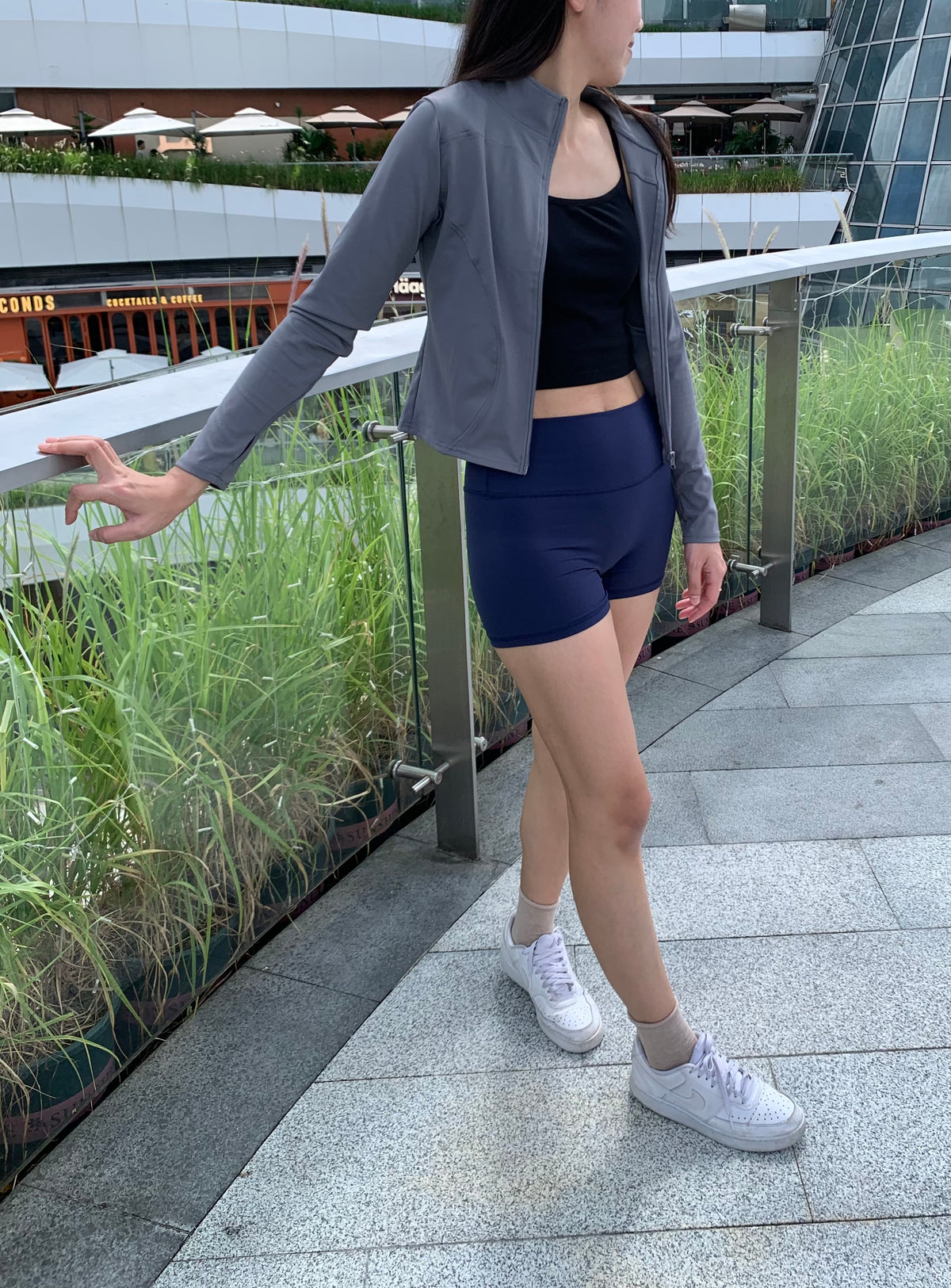 高腰塑形瑜珈短褲